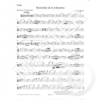 Preview: Recuerdos de la Alhambra, Tarrega Viola+Klavier