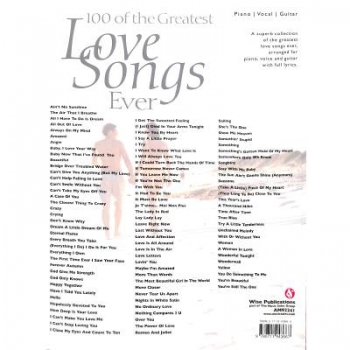 100 of the Greatest Love Songs Ever