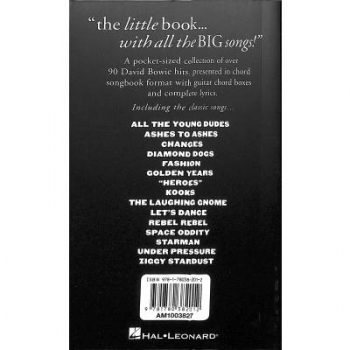 The little black songbook David Bowie