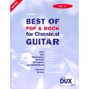 DUX Best of Pop & Rock for Classical Guitar Vol. 11