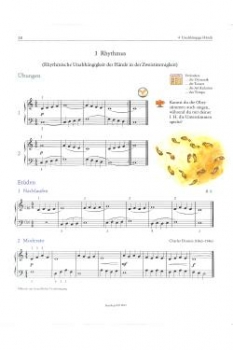 Wache Finger wache Ohren 1 Klavier