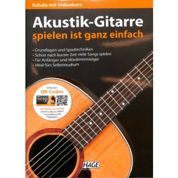 Akustik-Gitarre spielen ist ganz einfach (mit online audio)