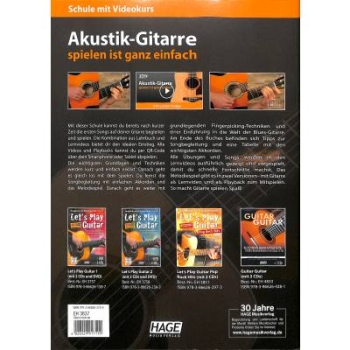 Preview: Akustik-Gitarre spielen ist ganz einfach (mit online audio)