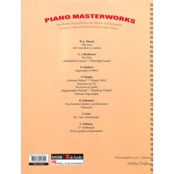 Preview: Piano masterworks | Berühmte Originalstücke aus Klassik und Romantik