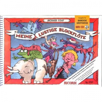 Meine lustige Blockflöte 1+CD barocke Griffweise