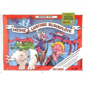 Meine lustige Blockflöte 1+CD deutsche Griffweise