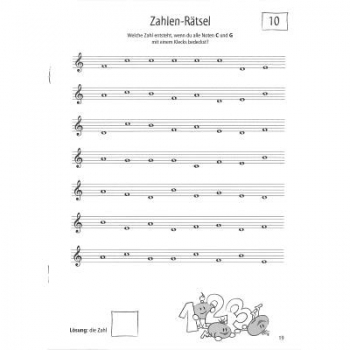 DUX Das kleine Notenrätselbuch Violinschlüssel