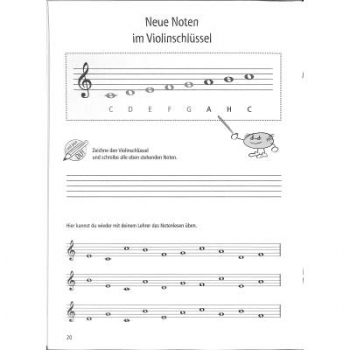 Preview: DUX Das kleine Notenrätselbuch Violin- und Bassschlüssel