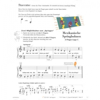 Piano Adventures 2 - Unterrichtsheft