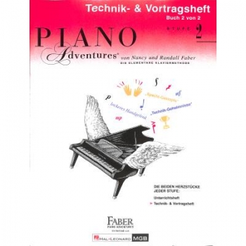 Piano Adventures 2 - Technik + Vortragsheft