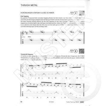 Preview: Guitar Training Metal (mit QR-Codes)