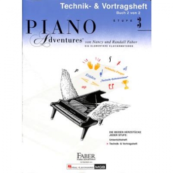 Piano Adventures 3 - Technik + Vortragsheft