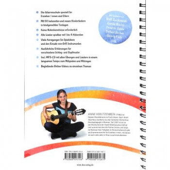 Preview: DUX Kinderlieder auf der Gitarre begleiten - Gitarrenschule