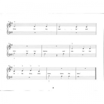 Preview: Easiest Piano course - First children's songs