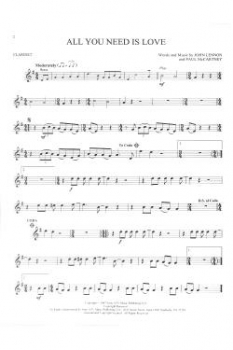 The Beatles- Instrumental Play along Klarinette