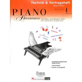 Piano Adventures 4 - Technik + Vortragsheft