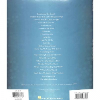 Hal Leonard Disney Songs für zwei Flöten