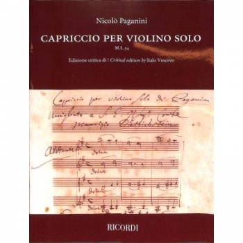 Capriccio M.S.54 for Violin Solo, Paganini