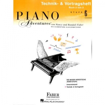 Piano Adventures 6 - Technik + Vortragsheft