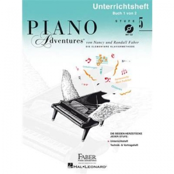 Piano Adventures 5 - Unterrichtsheft+CD