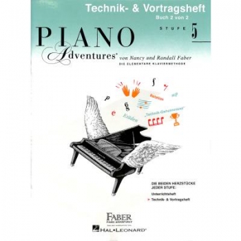 Piano Adventures 5 - Technik + Vortragsheft