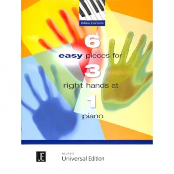 6 easy pieces for 3 right hands at 1 piano