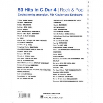Preview: 50 Hits in C-Dur - Rock + Pop 4