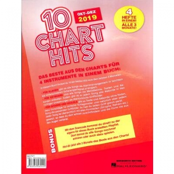 Preview: 10 Charthits | Oktober bis Dezember 2019