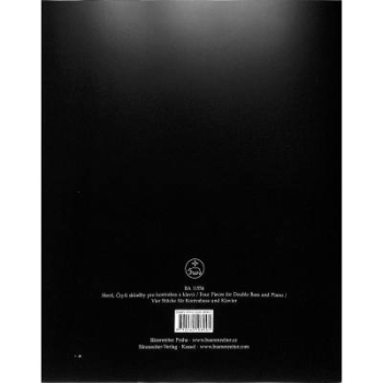 Preview: Vier Stücke für Kontrabass und Klavier Hertl, F.
