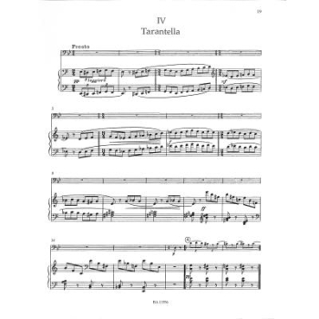 Preview: Vier Stücke für Kontrabass und Klavier Hertl, F.