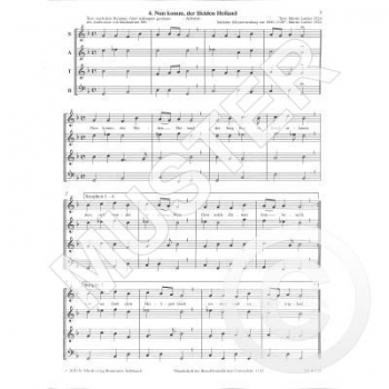 Preview: Lieder des Evangelischen Gesangbuchs 1 für Blockflöten-Quartett (SATB)