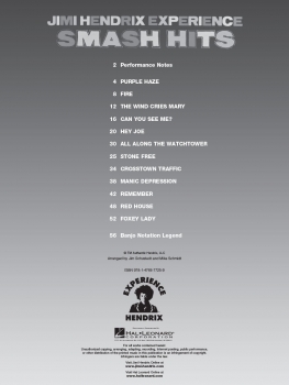 Preview: Jimi Hendrix – Smash Hits for Banjo