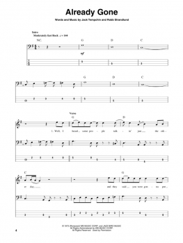 Eagles Bass Play-Along Volume 49