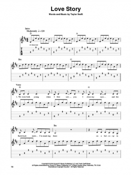 Preview: Taylor Swift Easy Guitar Play-Along Volume 12