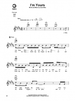 Jason Mraz Ukulele Play-Along Volume 31
