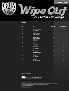 Preview: Wipe Out & 7 Other Fun Songs Drum Play-Along Volume 36
