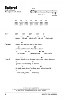 Preview: The Rolling Stones – Guitar Chord Songbook