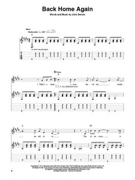 John Denver Guitar Play-Along Volume 187
