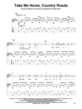John Denver Guitar Play-Along Volume 187