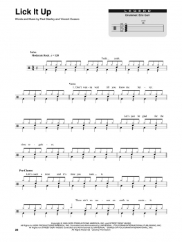 Kiss Drum Play-Along Volume 39