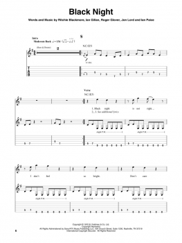 Preview: Deep Purple Guitar Play-Along Volume 190