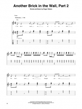 Preview: Pink Floyd Classics Guitar Play-Along Volume 191