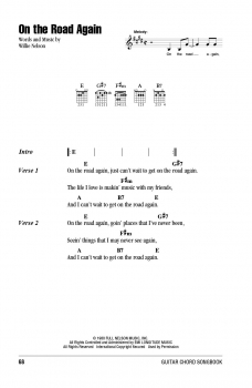 Preview: Willie Nelson – Guitar Chord Songbook