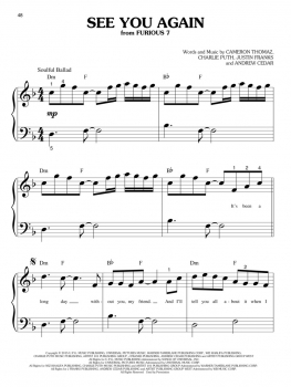 Preview: Today's Pop Hits – 3rd Edition for Big-Note Piano