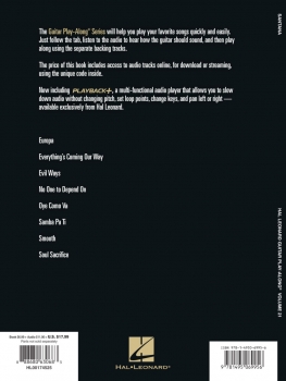 Preview: Santana Guitar Play-Along Volume 21