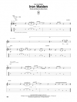 Preview: Iron Maiden – Guitar Tab 25 Metal Masterpieces