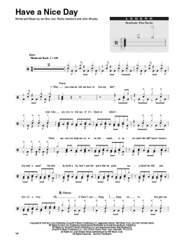 Bon Jovi Drum Play-Along Volume 45