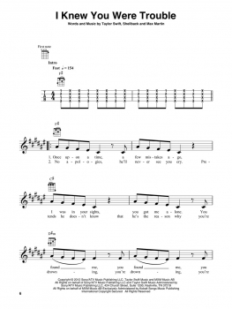 Preview: Taylor Swift – 2nd Edition - Ukulele Play-Along Volume 23