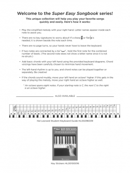 Preview: Pop Standards – Super Easy Songbook