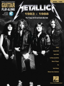 Metallica: 1983-1988 Guitar Play-Along Volume 195